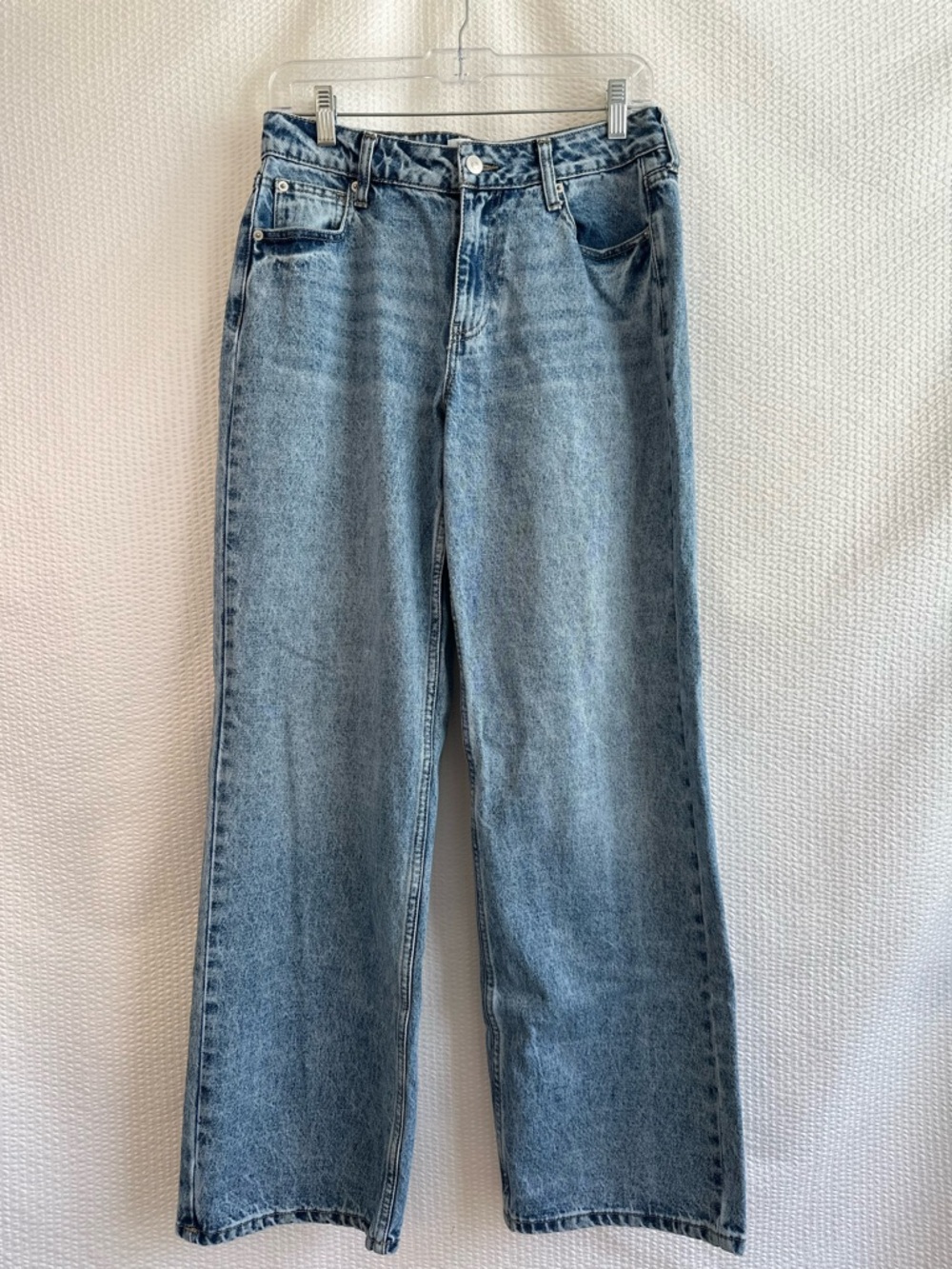 Fashion Nova Blue Straight Leg Jeans Women’s Size 3 100% Cotton NWT